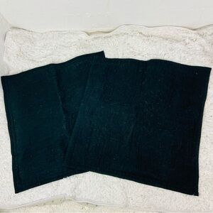 Apt. 9 set of two black Quilted Fabric pillow sham 26 X 26